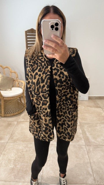 Veste ANNA Léopard