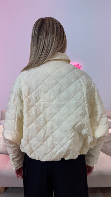 Veste Matelassée MARIA Jaune