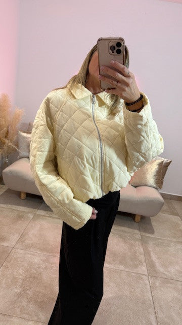 Veste Matelassée MARIA Jaune