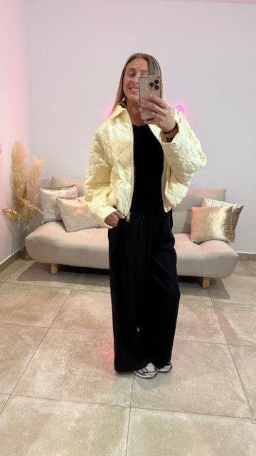 Veste Matelassée MARIA Jaune