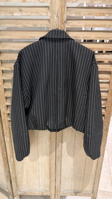 Veste zippée Rayée ZEBRA Noir